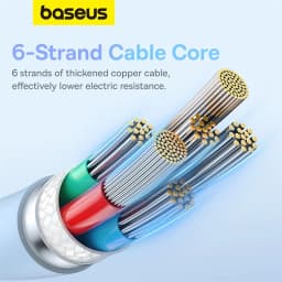 Baseus PD 100W USB C To USB Type C Cable For Macbook Fast Charging Charger Wire Cord For iPhone 16 15 Type-C Cable For Xiaomi