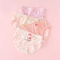 4pcs Girl Cotton Bright Color Briefs Soft Breathable Underpants Girl Quality Underwear Size 85-165 Kids Healthy Panties