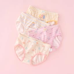 4pcs Girl Cotton Bright Color Briefs Soft Breathable Underpants Girl Quality Underwear Size 85-165 Kids Healthy Panties