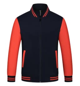 Unisex Varsity Team Baseball Jacket Men And Women Sports Zipper Bomber Coat Unisex Large Size 4XL Clothing