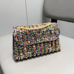 Rhinestones Evening clutch Bag Purses and handbag luxury Designer shoulder bag Shiny Crystal Clutch purse Woman's bag