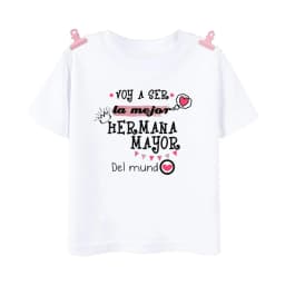 I'm Being Promoted To Big Sister T-shirt Baby Announcement T Shirt Kids Spanish Print Tee Girl Tops Children Tops Summer Clothes