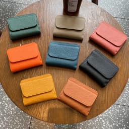 Genuine Leather Wallet Women's Purse 2026 New Folding Simple Small Money Ladies Bag Multi-functional Coin Bag Female Ultra New