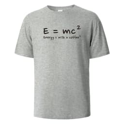 Energy Milk Coffee Print T-Shirt 100% Cotton Summer Tees For Men Women Oversize Casual Tops