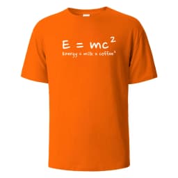 Energy Milk Coffee Print T-Shirt 100% Cotton Summer Tees For Men Women Oversize Casual Tops
