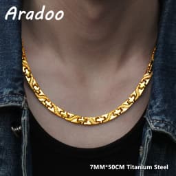 Titanium Steel Dragon Scales Necklace Magnetic Therapy Necklace Germanium Collar