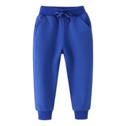Jumping Meters 2-7T Blue Autumn Spring Children's Trousers Pants Plain Hot Selling Boys Girls Sweatpants Kids Sweatpants