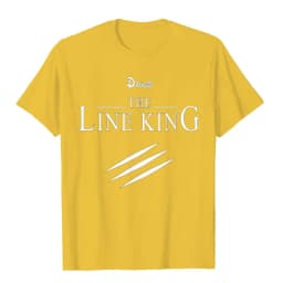 Funny Drugs The Line King Design Gift T-Shirt Faddish Birthday T Shirts Cotton Men's T Shirt Birthday Fashion streetwear