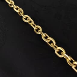 Fine Brass Wallet Jean Japanese Fish U Hook Belt Lock Spring Swivel Italian Flat Cross Link Chain Gift for Friend