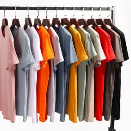 Men's Solid Color Round Neck Cotton Short Sleeved T-shirt Summer Comfortable Top