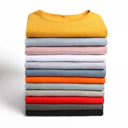 Men's Solid Color Round Neck Cotton Short Sleeved T-shirt Summer Comfortable Top