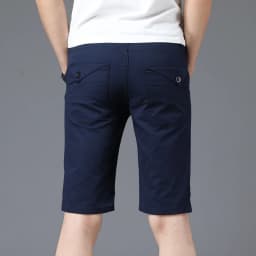 2024 Summer Thin Casual Shorts Men's Casual Big Pocket Pants Fashion Straight Slim Male Knee Length Straight Beach Shorts