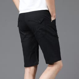 2024 Summer Thin Casual Shorts Men's Casual Big Pocket Pants Fashion Straight Slim Male Knee Length Straight Beach Shorts