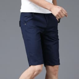 2024 Summer Thin Casual Shorts Men's Casual Big Pocket Pants Fashion Straight Slim Male Knee Length Straight Beach Shorts