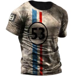 Vintage T Shirts for Men 3D Print American Tops Short Sleeve Oversized Hip Hop O-Neck Cotton T-Shirts Men Clothing Camiseta 6XL