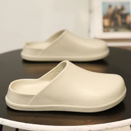 Couple's Baotou Slippers Waterproof Anti slip Oil proof Chef Shoes Summer new Men's and Women's Soft Sole comfort Casual Sandals