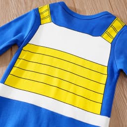 0-18M blue Anime Baby Rompers Newborn Cosplay Costume Infant One-pieces Cotton round collar comfortable Clothes Boys pajamas