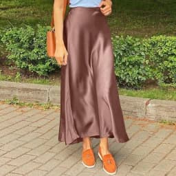 ZANZEA Fashion Satin Silk Skirts Women Summer Long High Waist Skirt Casual Solid Party Faldas Saia Female Vintage Work OL Jupe