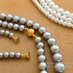 Fashion Jewelry Vintage Elegant Temperament Glass Simulated Pearl Necklace For Women Female Gift Accessories Dropshipping