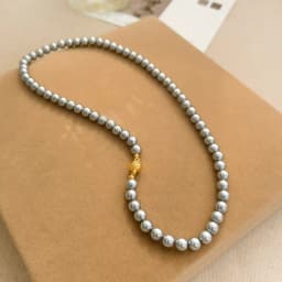 Fashion Jewelry Vintage Elegant Temperament Glass Simulated Pearl Necklace For Women Female Gift Accessories Dropshipping