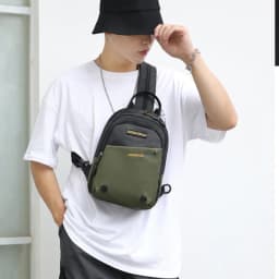 Men Small Backpack Rucksack Messenger Cross Body Chest Bags Multi-purpose Military Travel Nylon Male Fashion Daypack Knapsack