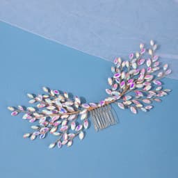 Luxury Crystal Hair Comb Headband Tiara For Women Bride Rhinestone Bridal Wedding Hair Accessories Jewelry Comb Headband Tiara