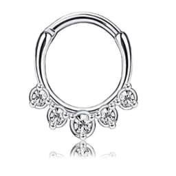8pcs 16G 316L Stainless Steel Septum Nose Rings,Hyposensitization CZ Cartilage Tragus Helix Daith Hoop Earring Piercing Jewelry