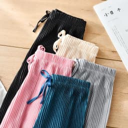 School Children Pleated Wide Leg Pants Summer Toddler Kids Loose Casual Solid Ankle-Length Pants Teenage Girls Ice Silk Leggings