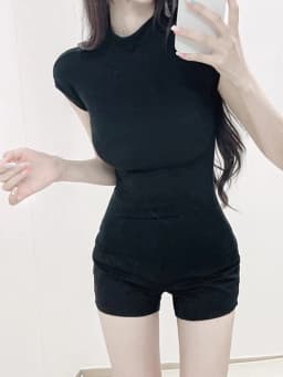 AOSSVIAO Chic Sexy Y2K Tops Woman Club Wear Fashionable Summer T-Shirt Short Sleeve Turtleneck Neon Top Tee 2026 Black White