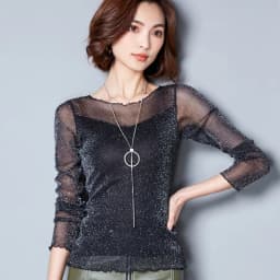 2026 Glitter Mesh Blouse Sexy Womens Shirts Long Sleeve Tops Korean Black Pink O-Neck Elegant Slim Blouse Camisas Femininas