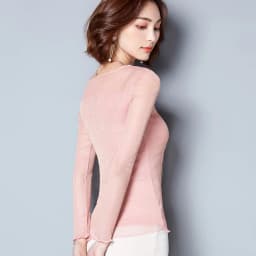 2026 Glitter Mesh Blouse Sexy Womens Shirts Long Sleeve Tops Korean Black Pink O-Neck Elegant Slim Blouse Camisas Femininas