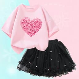 Summer Girl Party Unicorn Clothes Set Kids Baby Cartoon Clothing Suits Girls Cute Casual T-shirt Tops tutu Skirts Outfits