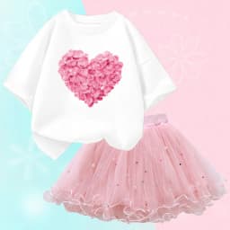 Summer Girl Party Unicorn Clothes Set Kids Baby Cartoon Clothing Suits Girls Cute Casual T-shirt Tops tutu Skirts Outfits