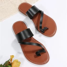 Women Minimalist Thong Sandals 2024 New Fashion Flat Sandals Summer Outdoor Beach Vacation Leisure Woman Shoes
