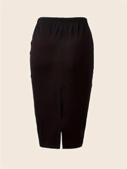 Elegant High Waist Ruched Skirt with Back Vent for Women - Perfect for Spring and Summer Fashion