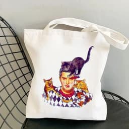 Queen Freddie Mercury Shopping Bags for Women Casual Tote Bag Eco Resuable Large-capacity Handbag Bolsa Feminina
