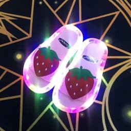 Luminous Children's Slippers Unicorn Crystal Shoes Sparkling Lights Boys and Girls Will Shine in The Cool Slippers