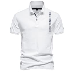 2024 New Summer 100% Cotton Polo Shirt for Men Brand Quality Embroidery Short Sleeve Mens Polos