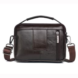 Men Messenger Crossbody Shoulder Bags Genuine Leather Multi-Purpose Business Male Small Handbag Belt Fanny Waist Pack Bag