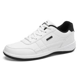 Fashion Casual Shoes Men's Outdoor PU Leather Trend Lightweight And Comfortable Lace-up Casual Shoes Outdoor Sports Shoes