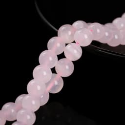 Natural Stone Pink Calcite Beads Round Smooth Loose Spacer Gemstone 6 8 10mm For Jewelry Making Diy Bracelet Necklace Accessory