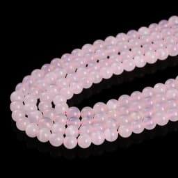 Natural Stone Pink Calcite Beads Round Smooth Loose Spacer Gemstone 6 8 10mm For Jewelry Making Diy Bracelet Necklace Accessory