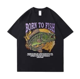 Buy A Man Eat Fish He Day Teach Fish Man To A Lifetime Funny Meme T Shirt Unisex Casual Cotton T-shirt Men Cotton Oversized Tees