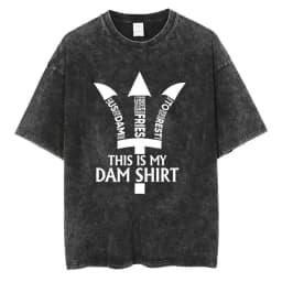 Camp Half Blood Long Island Sound Print T Shirts Percy Jackson Vintage Washed T-Shirt Men Women High Quality Short Sleeve TShirt