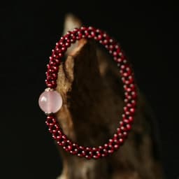 Natural Garnet Stone & Pink Crystal & Agate & Amazonite Female Beads Bracelet Jewelry For Women Best Gifts Promotion