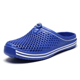 YRZL Summer Men Sandals Light EVA Men's Casual Shoes Hole Shoes Clogs Lovers Home Garden Outdoor Male Beach Flat Slippers