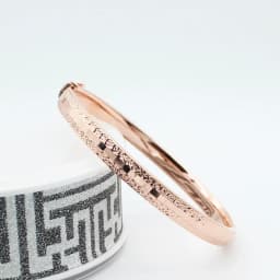 Plated 14K Rose Gold Shiny Geometric Charm Bracelet for Women Classic Design Charm Engagement Jewelry