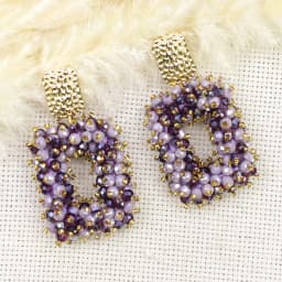 INKDEW Square Crystal Drop Earrings for Women Big Long Earrings Handmade Faceted Beads Earrings Jewelry Gift boho Fashion EA123