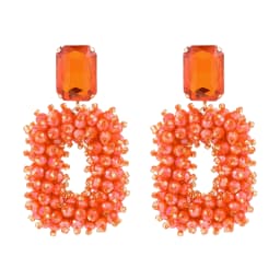 INKDEW Square Crystal Drop Earrings for Women Big Long Earrings Handmade Faceted Beads Earrings Jewelry Gift boho Fashion EA123