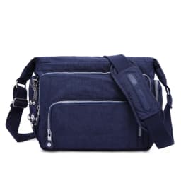 High Quality A4 Men Women Shoulder Messenger Bag Cross Body Large Capacity Purse Waterproof Lightweight Blue Purple Red M1304